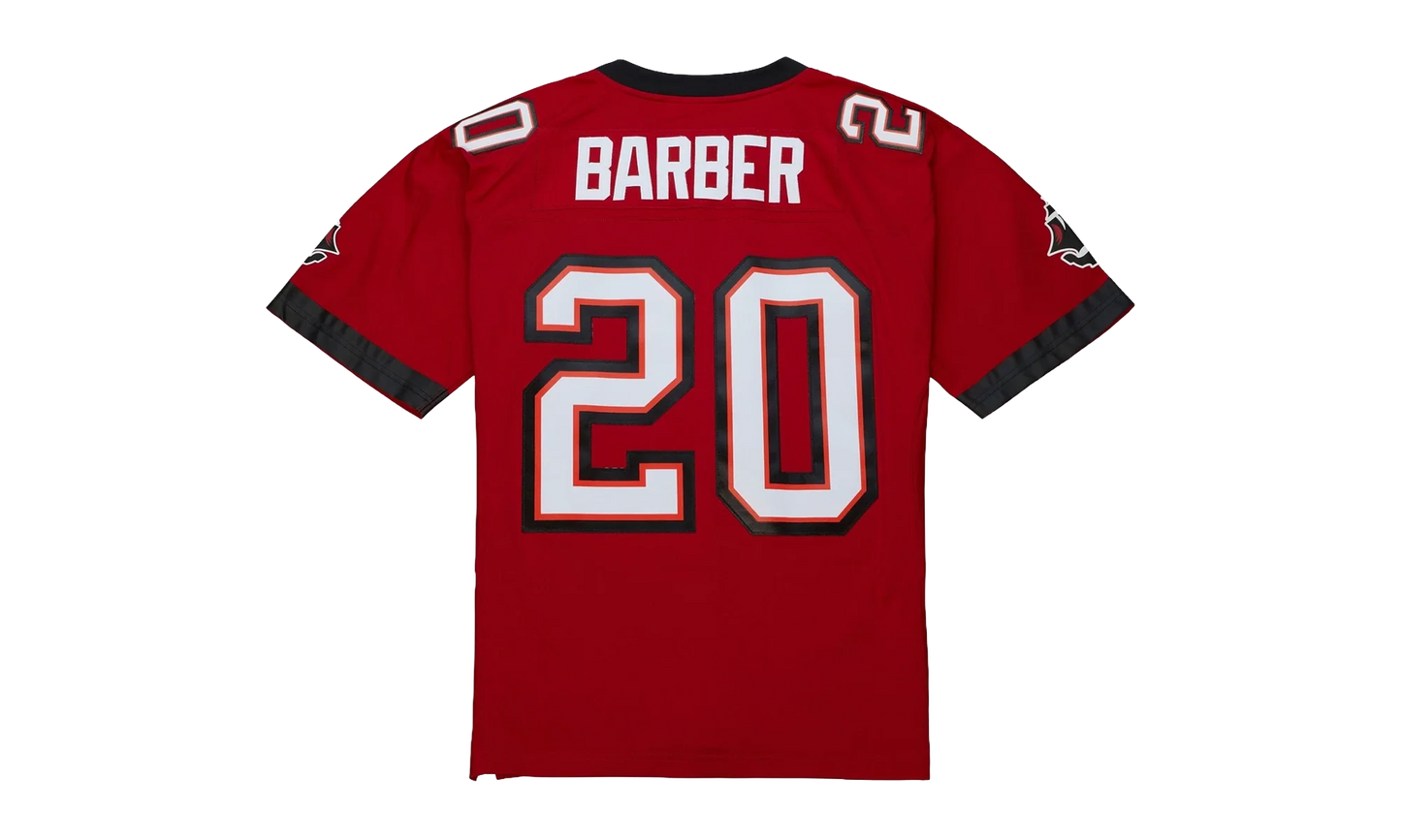 NFL Ronde Barber Dark Jersey "2002 Tampa Bay Buccaneers - Scarlet" LGJY6872 TBB02RBRSCAR