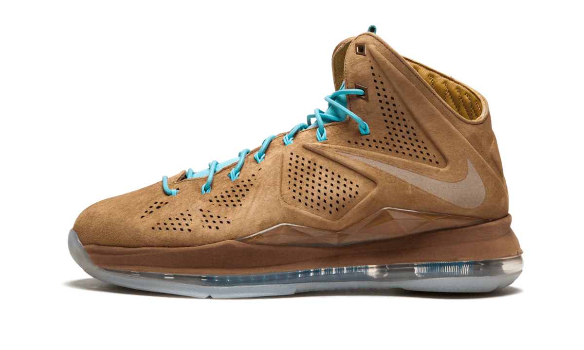 Lebron 10 EXT QS "Brown Suede" 607078 200