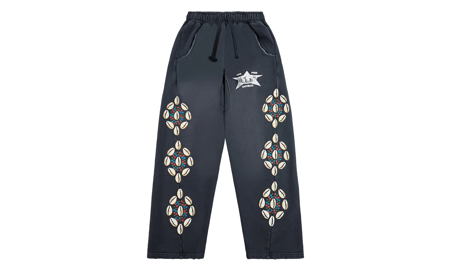 Cowrie Shell Sweatpant "Black" BAR24