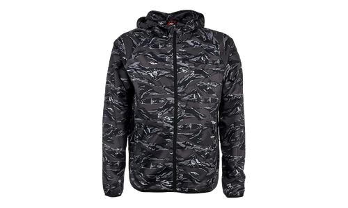 Mountain Vented Windbreaker Packable Jacket "Camo Black" 546317 010