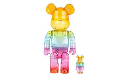 Emotionally Unavailable Gradient Heart Bearbrick "100% & 400% Set" MEDI3099