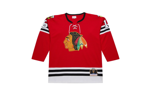 NHL Bobby Hull Dark Jersey "1960 Chicago Blackhawks - Scarlet" JY9065 CBHSCAR