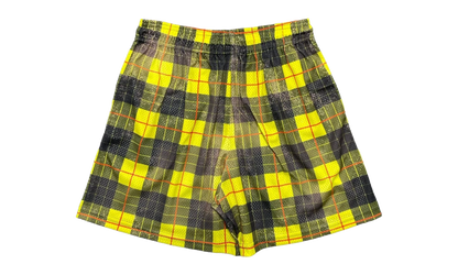 EE Basic Shorts "Plaid - Yellow / Black" EE148