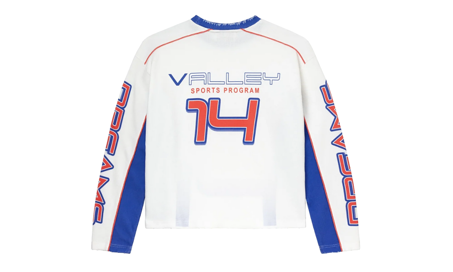 Air Force Thermal Sweatshirt "White / Blue" VAL114