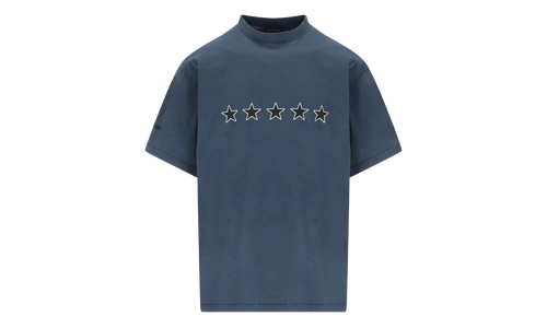 Twisted Crew Neck T-Shirt "Washed Navy" 850403 TTVL2 8806