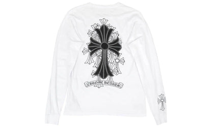 Cemetery Cross Longsleeve T-Shirt "White" CHRM0698