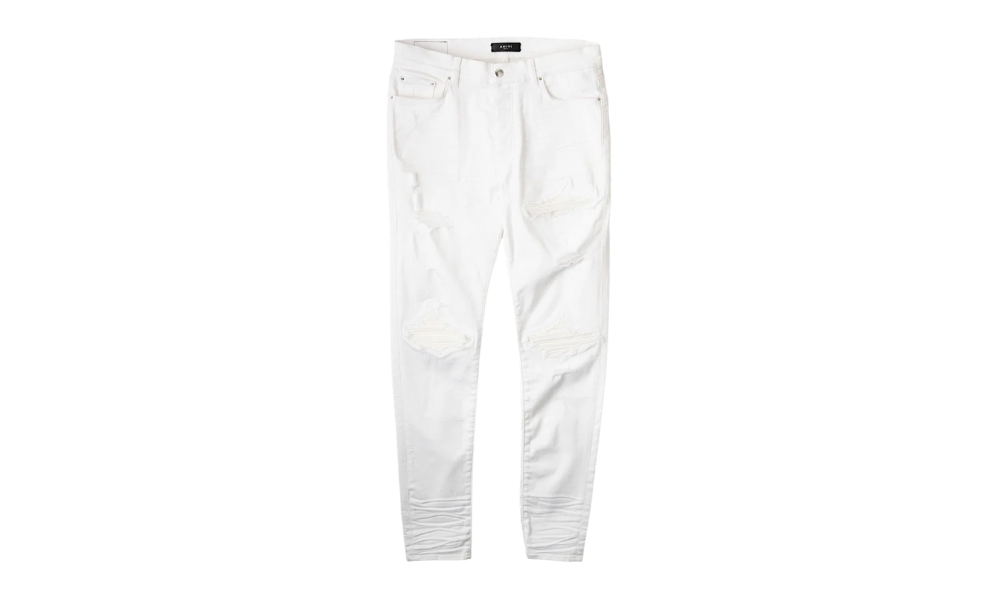 MX1 Leather Patch Jeans "White" MBMX1 LTHWHT WHITE