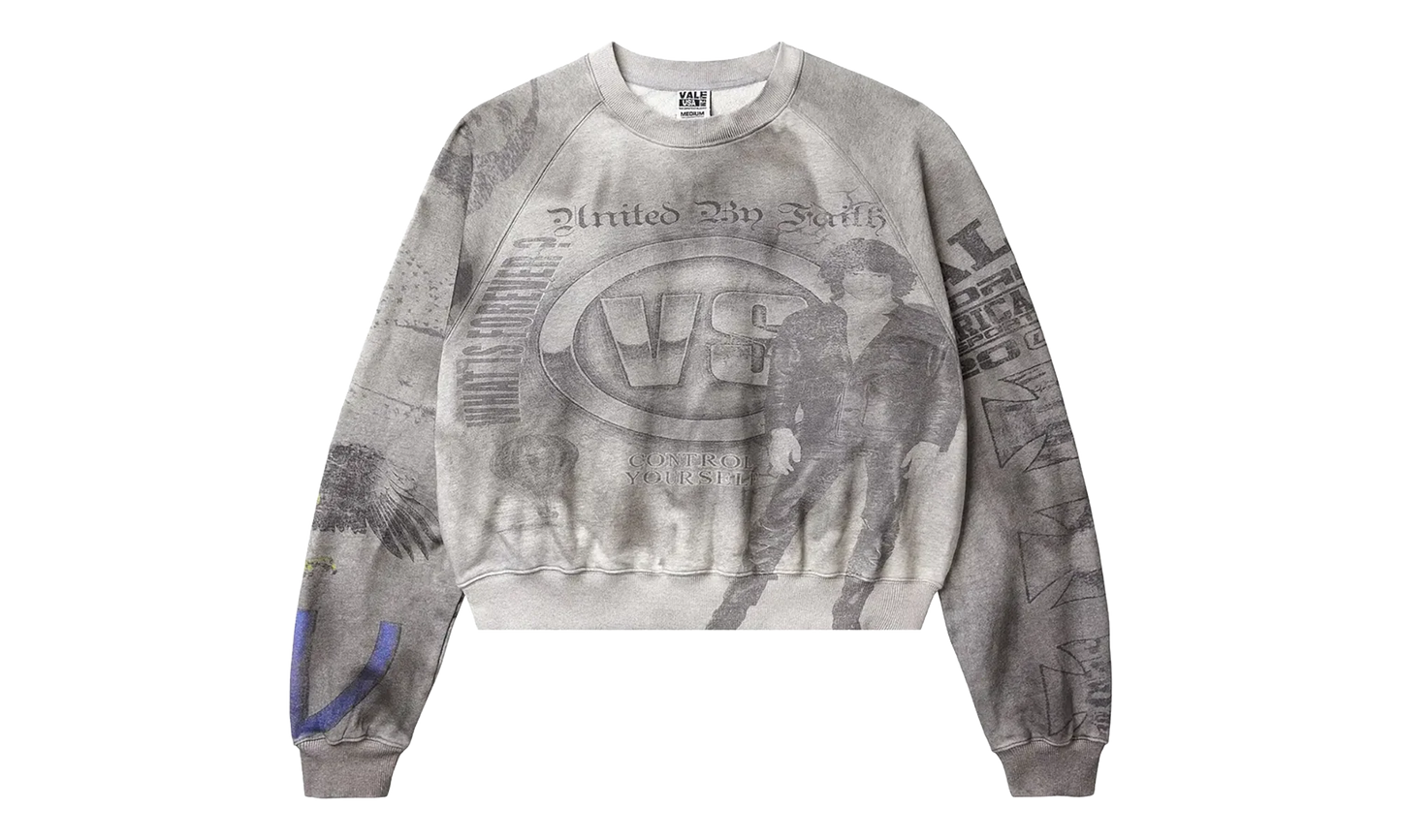 STONE CREWNECK SWEATSHIRT "Grey" VAL108
