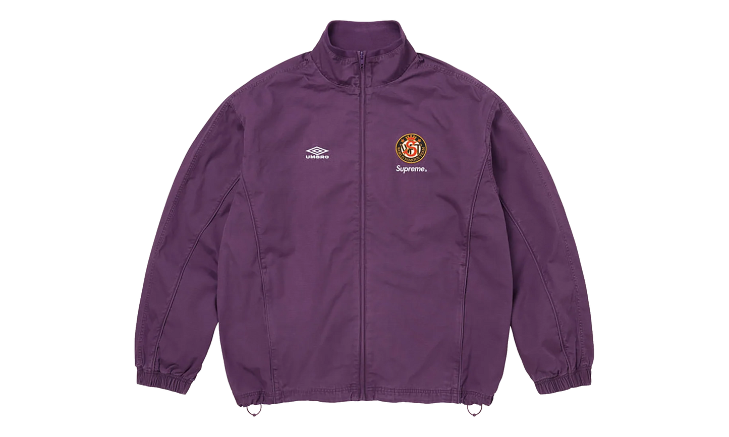 Umbro® Cotton Ripstop Track Jacket "SS26 - Plum" SU27023
