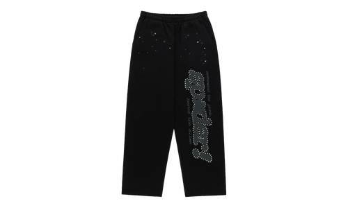 Rhinestone Punk V2 Sweatpants "Black" SP5der338