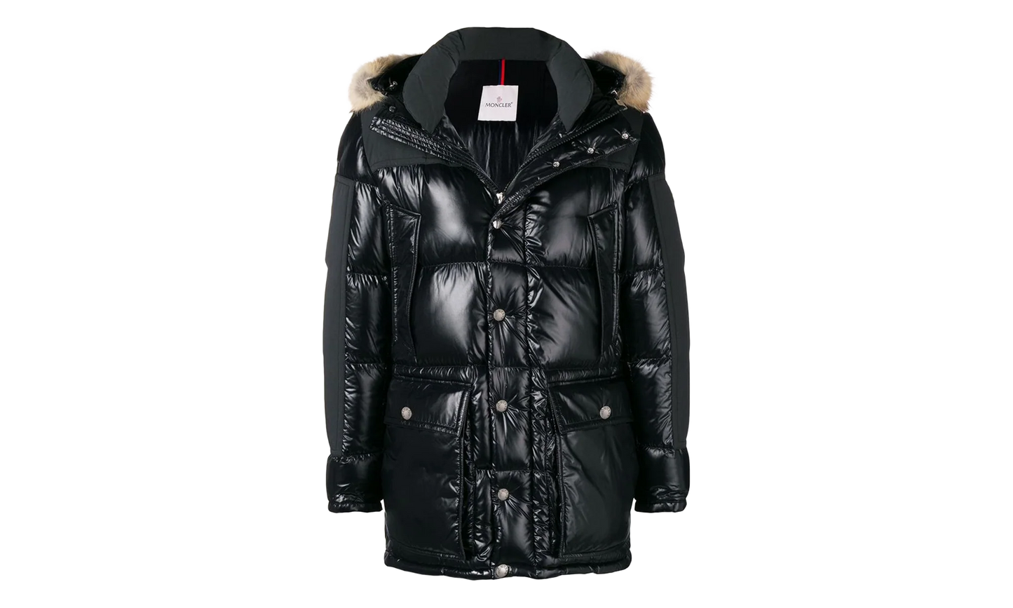 Puffer Jacket Frey Nylon Down Jacket "Black" MON06