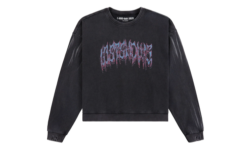 Vintage Wash Sweatshirt "Vintage Black" LST 23 22713 VBK