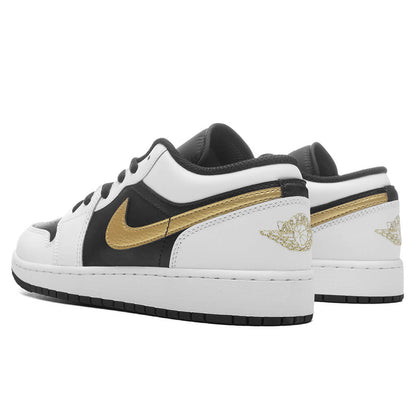 1 Low (GS) - White/Metallic Gold/Black