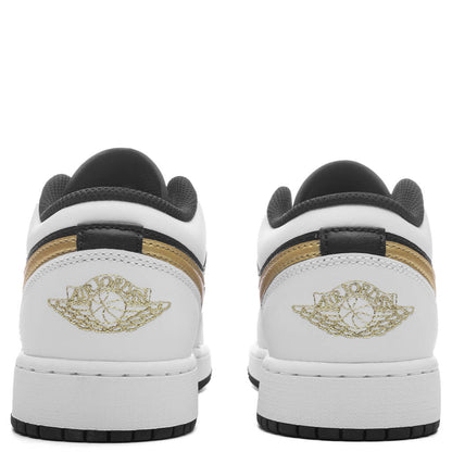 1 Low (GS) - White/Metallic Gold/Black