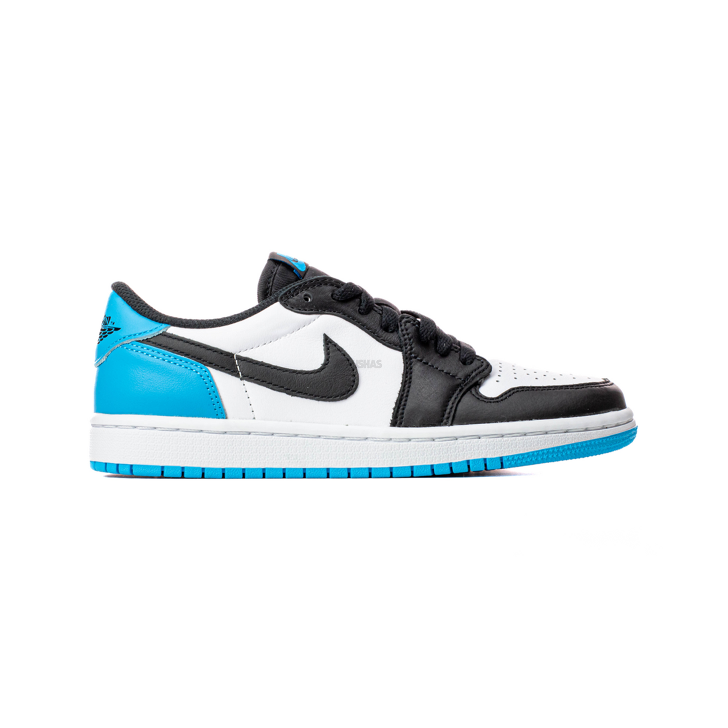 1 Low 'Black Dark Powder Blue' Women's (2022)