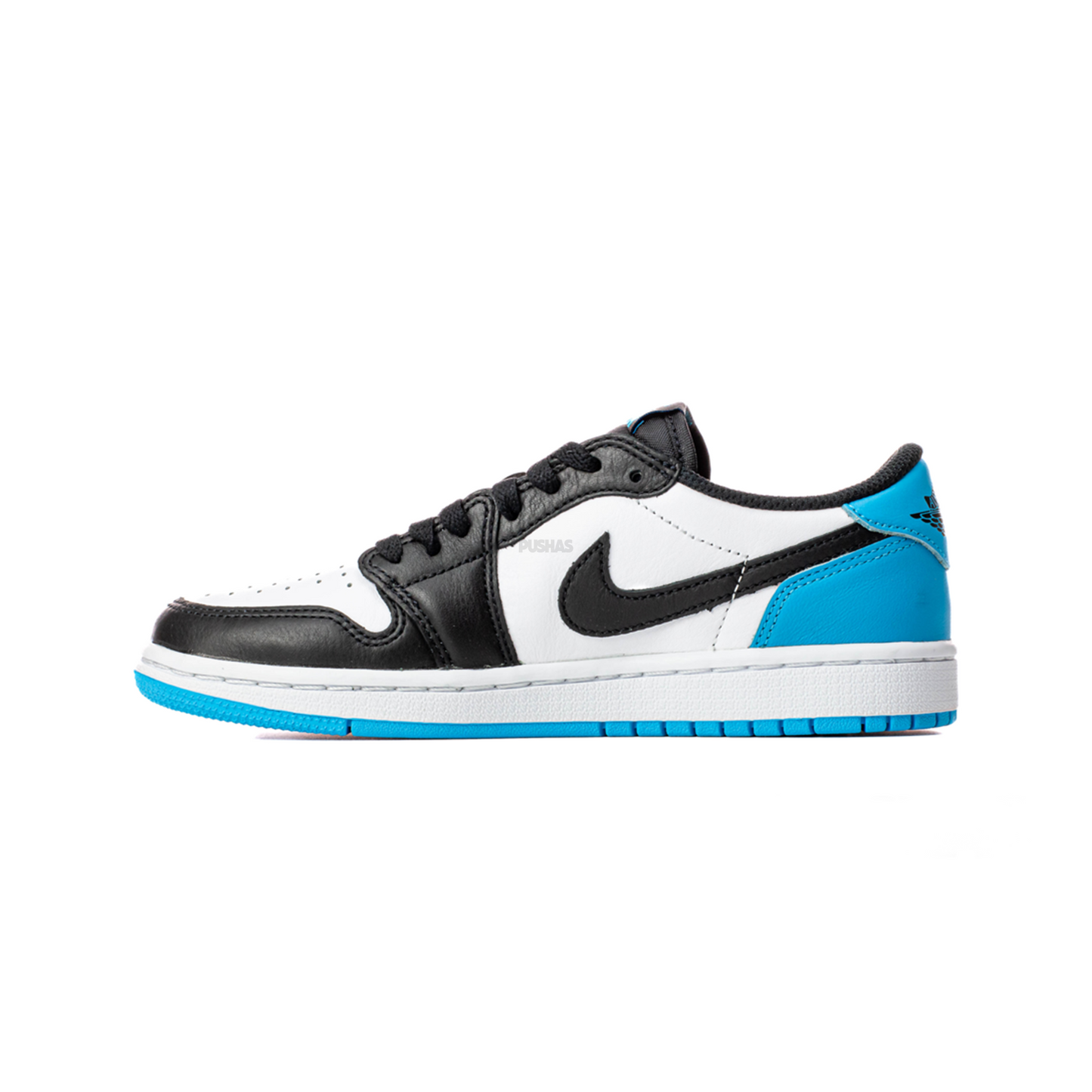 1 Low 'Black Dark Powder Blue' Women's (2022)