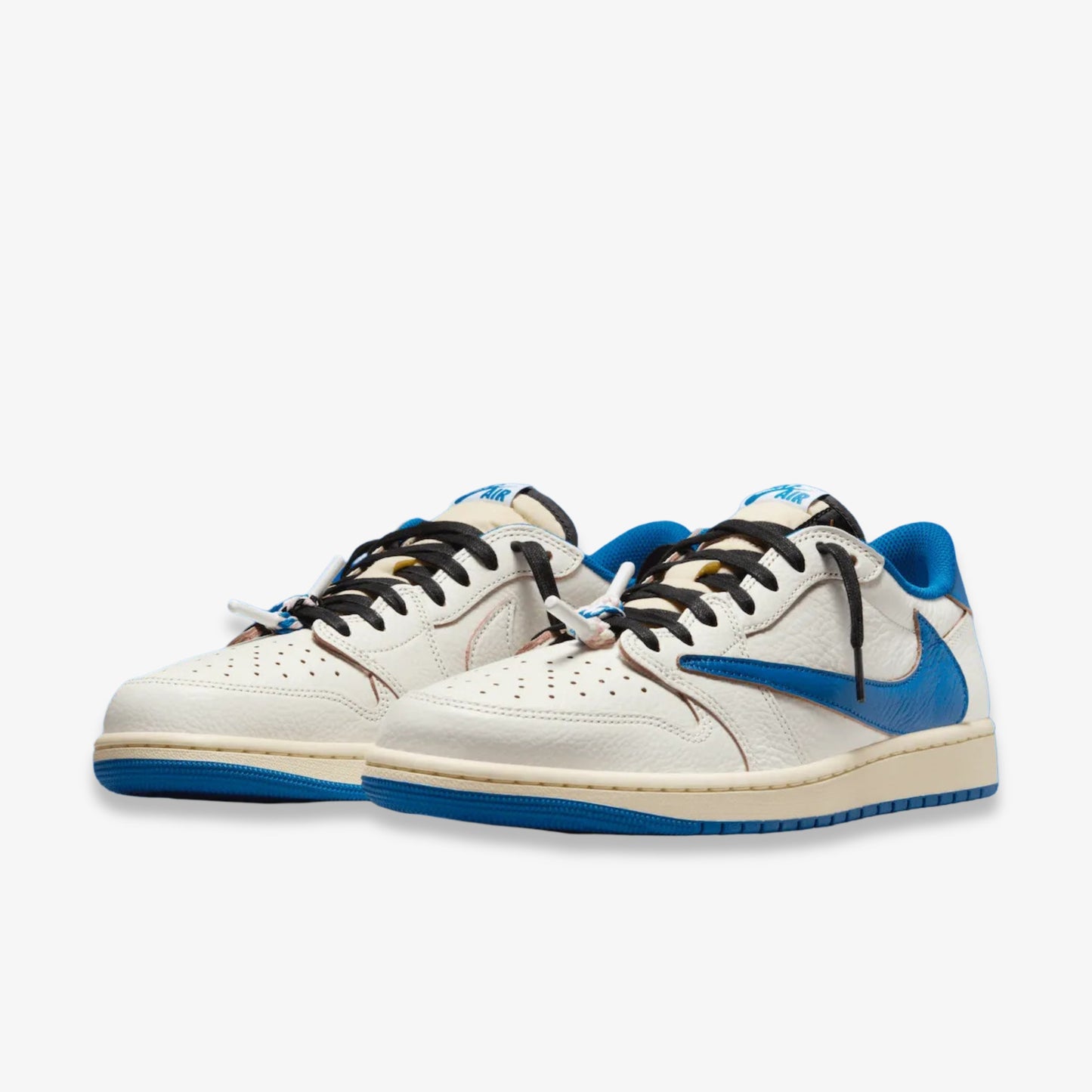 Air Jordan 1 Low OG SP x Travis Scott x Fragment Design 'Sail / Military Blue' (2025)