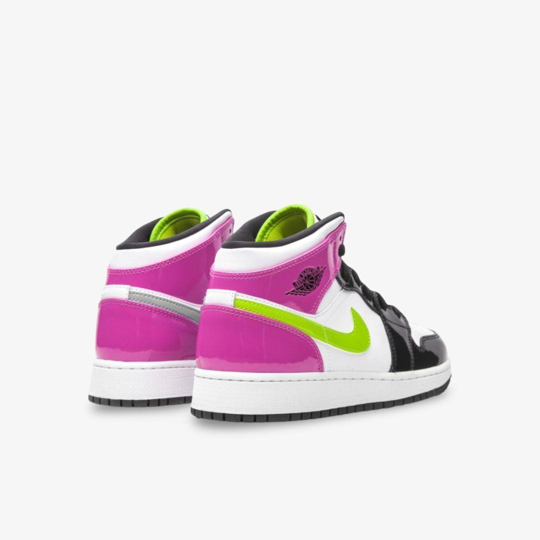 Air Jordan 1 Mid SE 'Cyber / Fuchsia' (2020) (GS)
