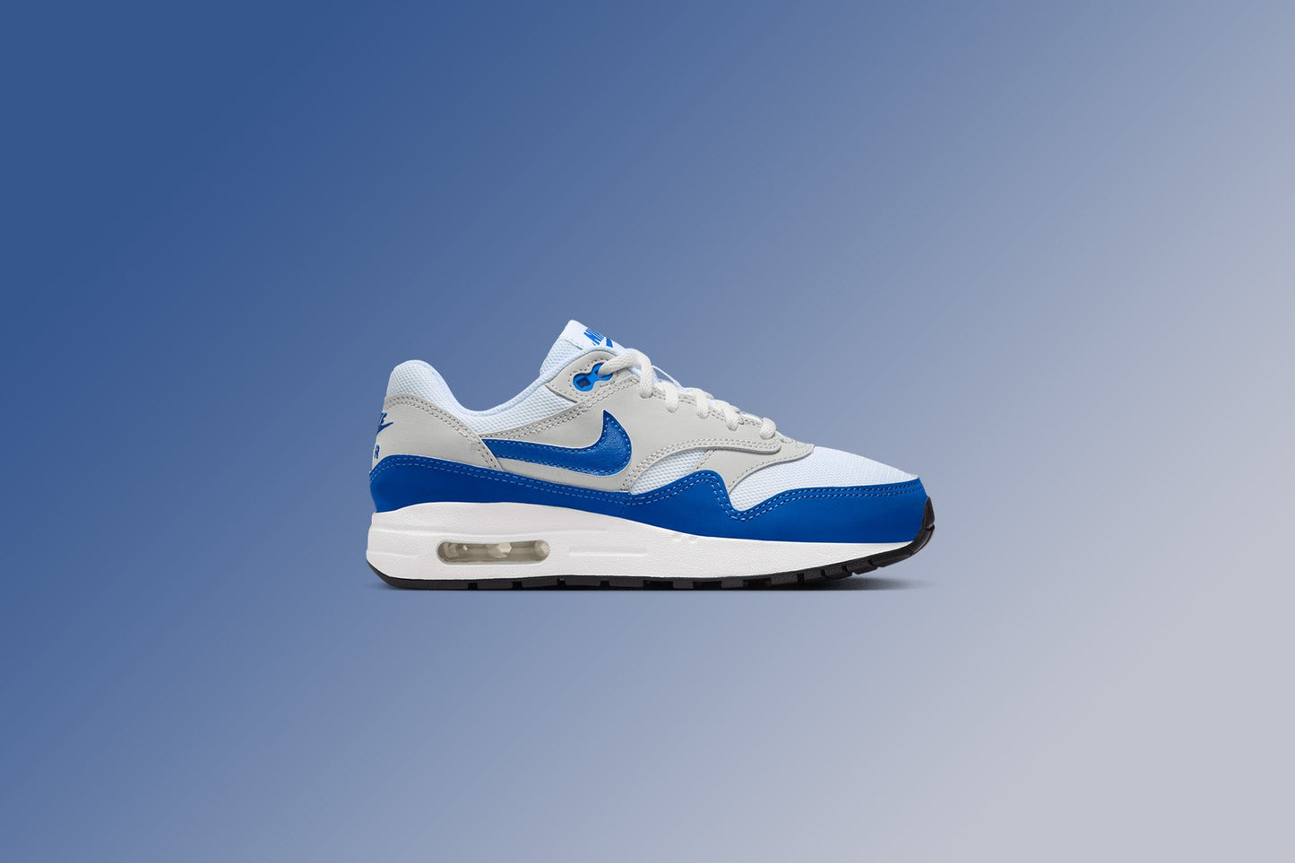Air Max 1 '86 (GS) 'Royal Blue' - White/Game Royal/Neutral Grey