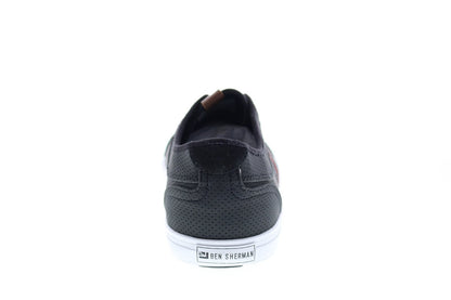 Ben Sherman Brayson Oxford BNM00063 Mens Black Canvas Lifestyle Sneakers Shoes