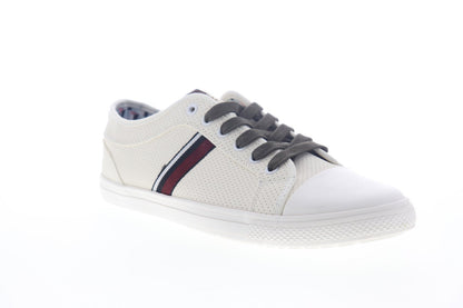 Ben Sherman Brayson Oxford BNM00063 Mens White Leather Lifestyle Sneakers Shoes