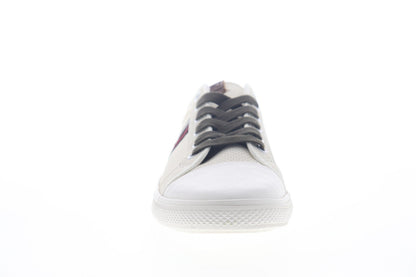 Ben Sherman Brayson Oxford BNM00063 Mens White Leather Lifestyle Sneakers Shoes