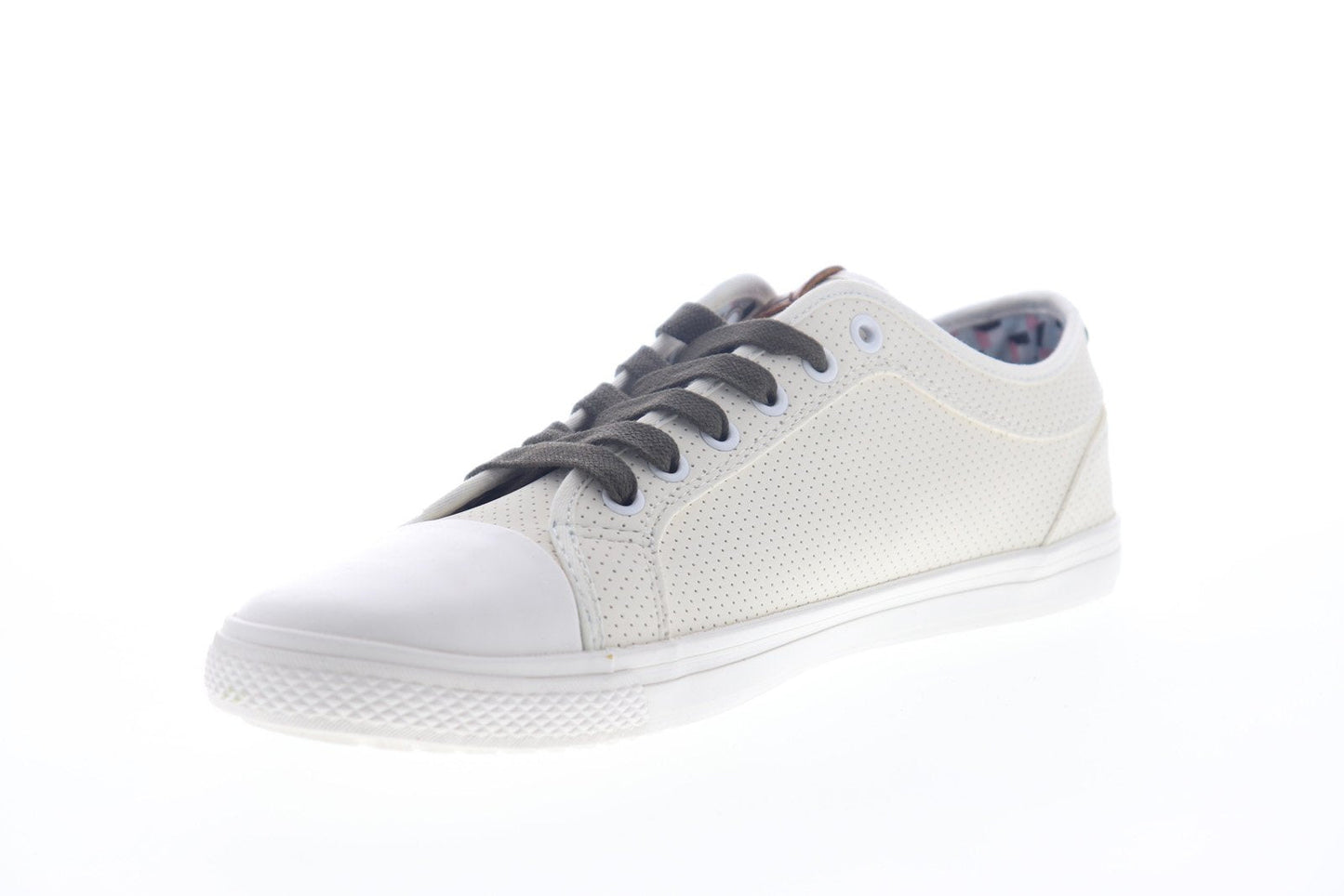 Ben Sherman Brayson Oxford BNM00063 Mens White Leather Lifestyle Sneakers Shoes