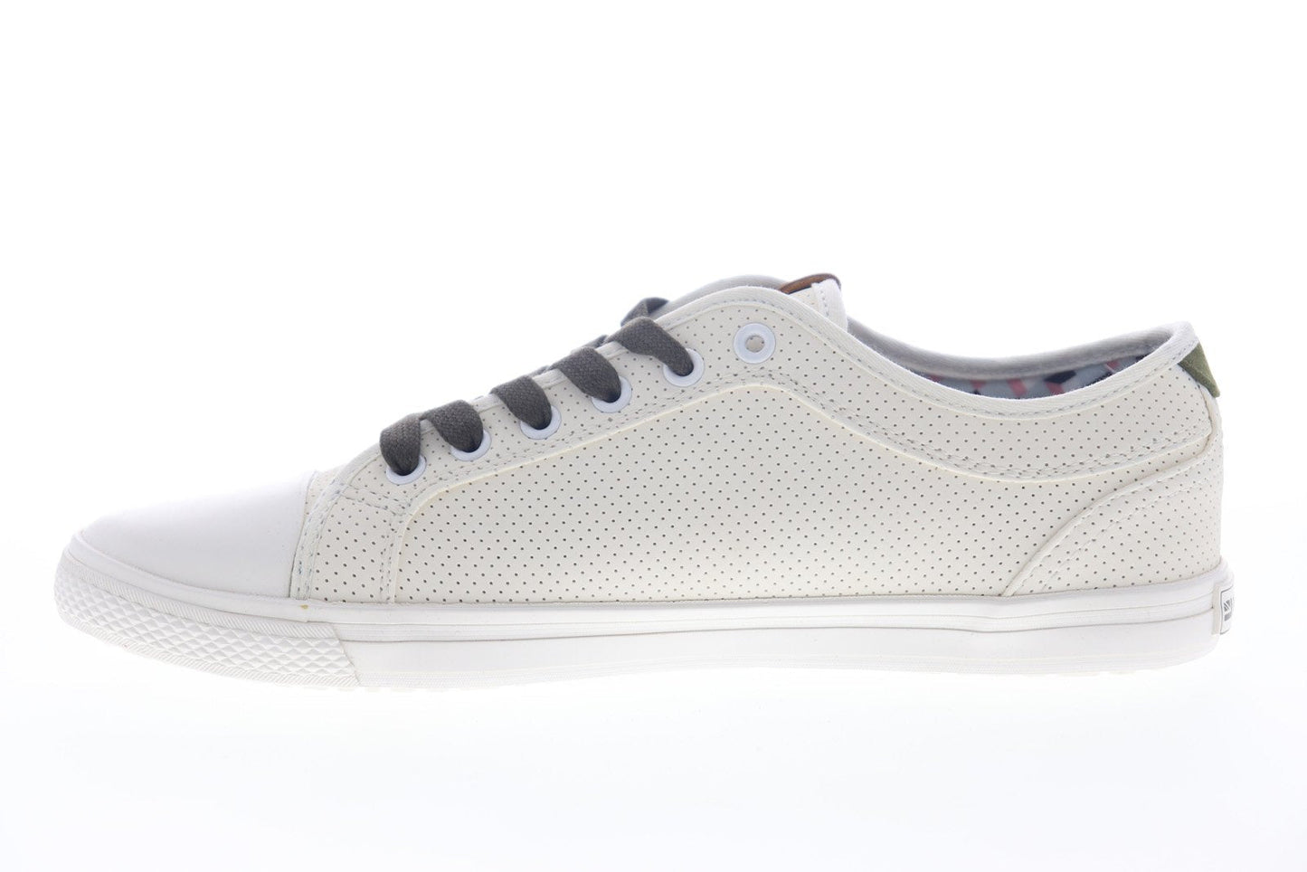 Ben Sherman Brayson Oxford BNM00063 Mens White Leather Lifestyle Sneakers Shoes