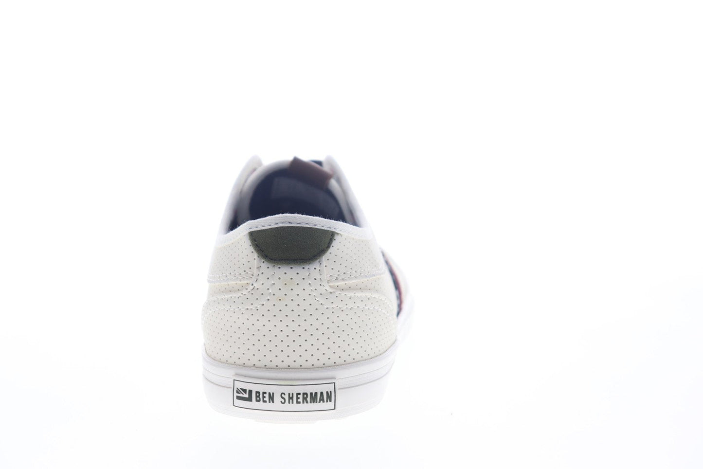 Ben Sherman Brayson Oxford BNM00063 Mens White Leather Lifestyle Sneakers Shoes