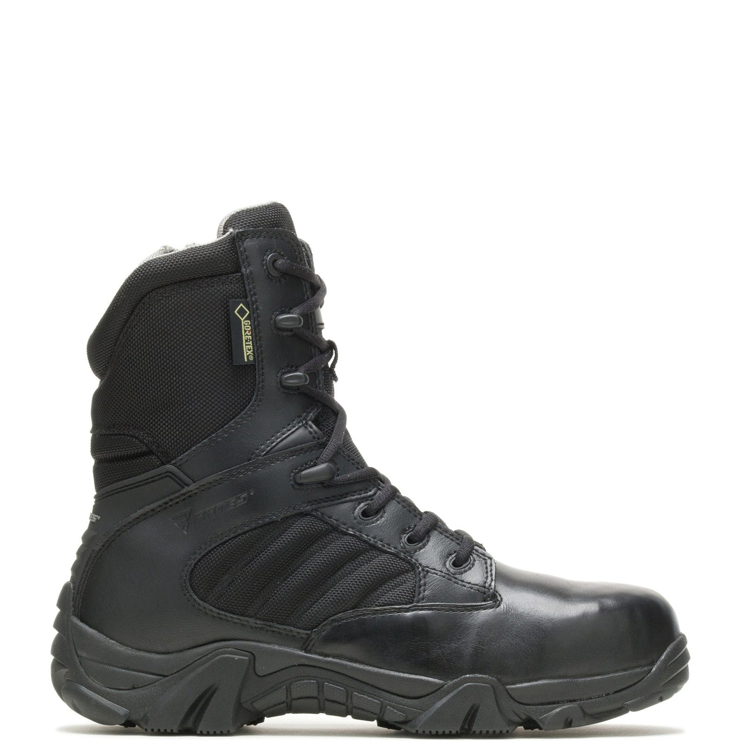 Bates GX 8 Safety Toe E02272 Mens Black Leather Lace Up Tactical Boots