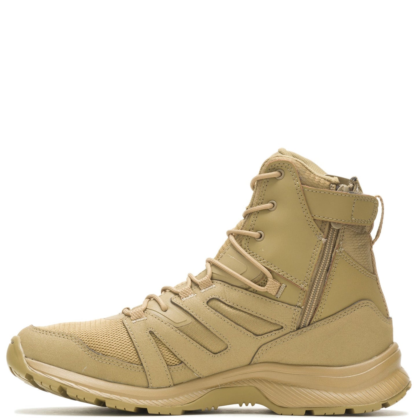 Bates Rallyforce Tall Zip E04161 Mens Beige Wide Mesh Tactical Boots