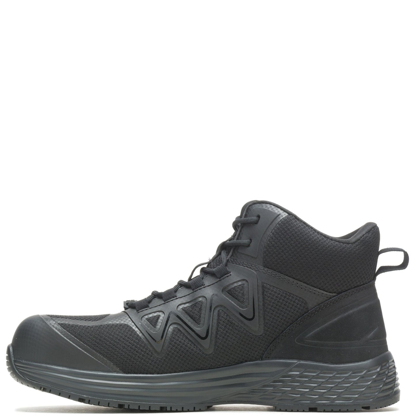 Bates Rush Mid Work Composite Toe E09103 Mens Black Wide Tactical Boots
