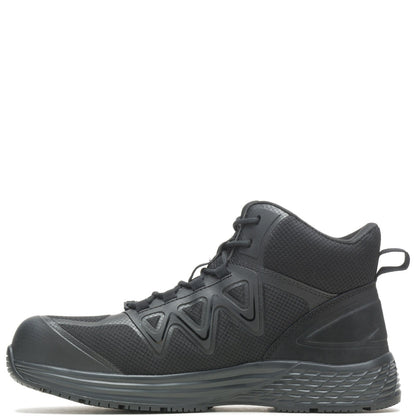 Bates Rush Mid Work Composite Toe E09103 Mens Black Wide Tactical Boots