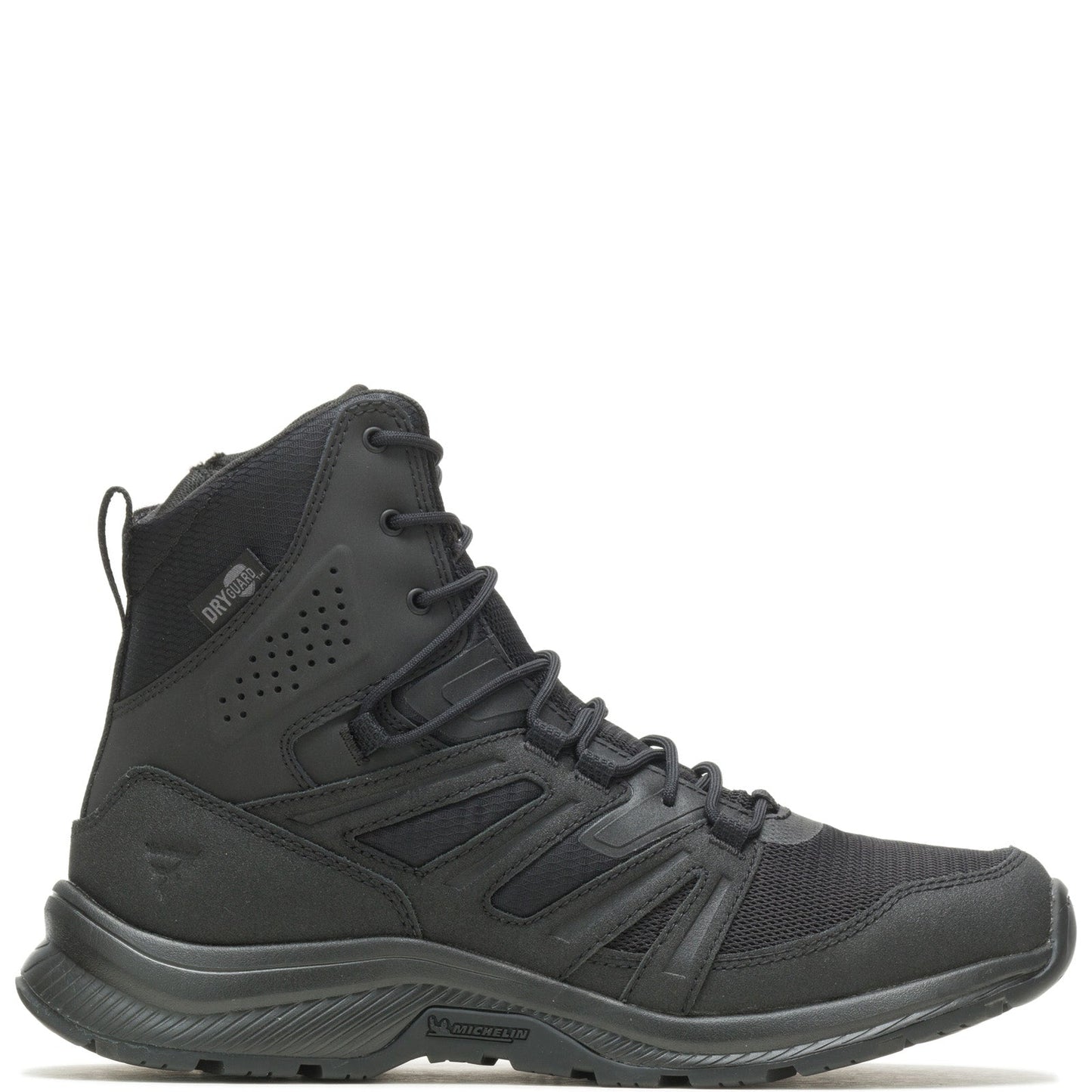 Bates Rallyforce Tall Zip E04170 Mens Black Leather Lace Up Tactical Boots