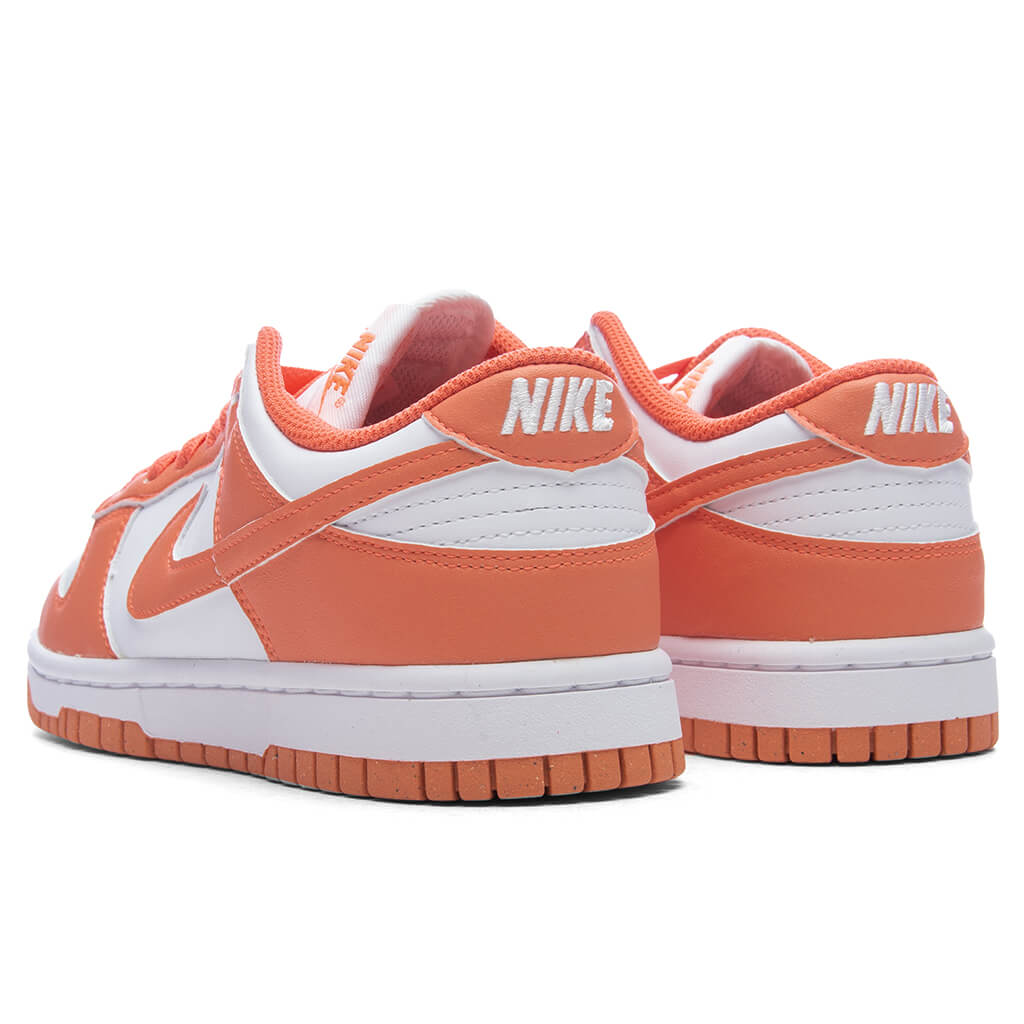 Women's Dunk Low - White/Light Wild Mango