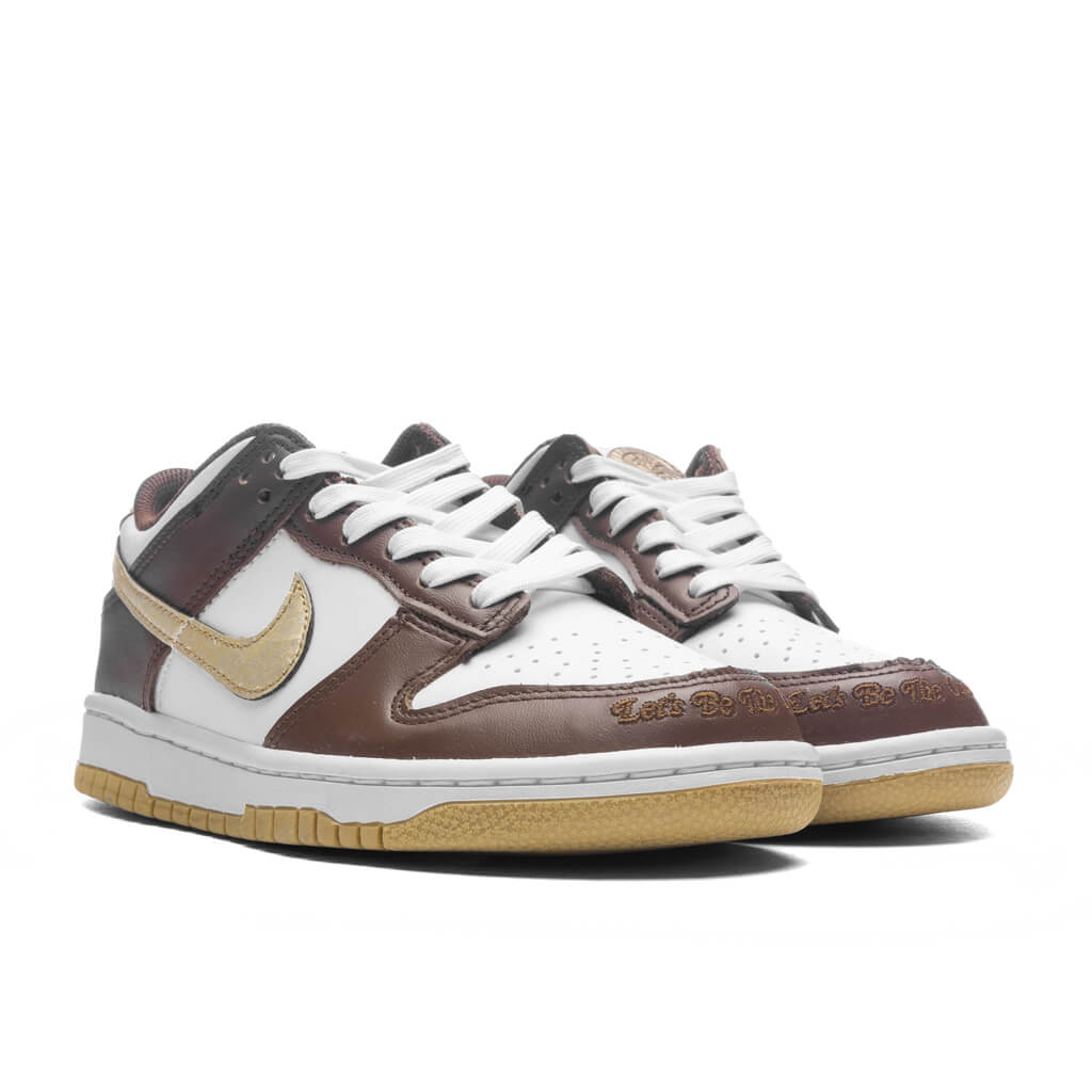 Dunk Low (GS) - White/Metallic Gold/White/Cacao Wow