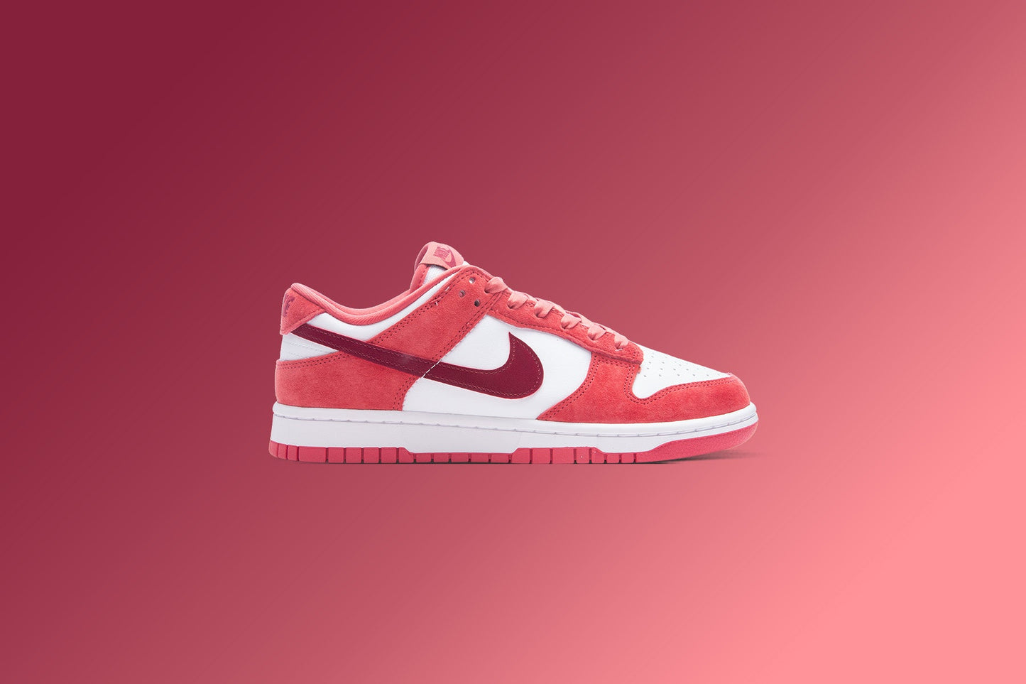 Dunk Low Womens 'Valentines Day' - White/Team Red/Adobe/Dragon Red