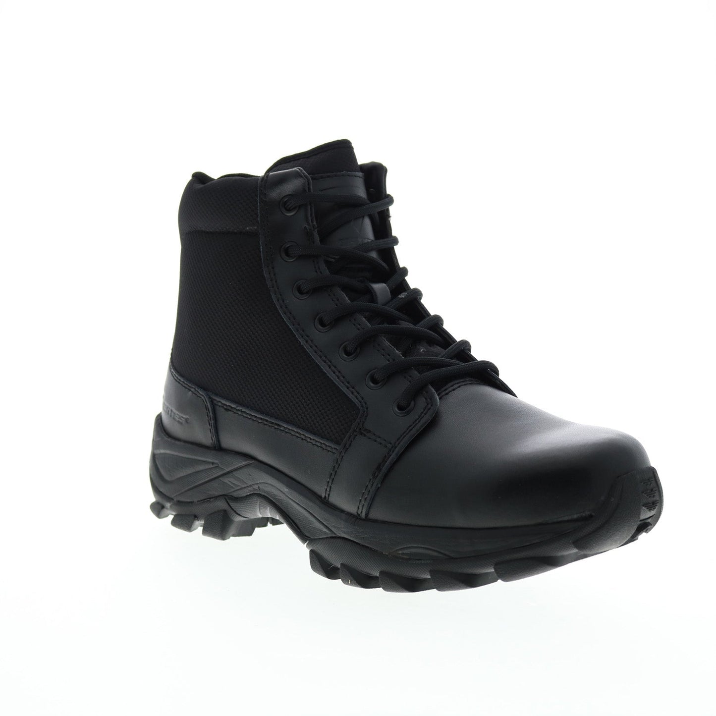 Bates Fuse Mid Side Zip E06506 Mens Black Wide Leather Tactical Boots