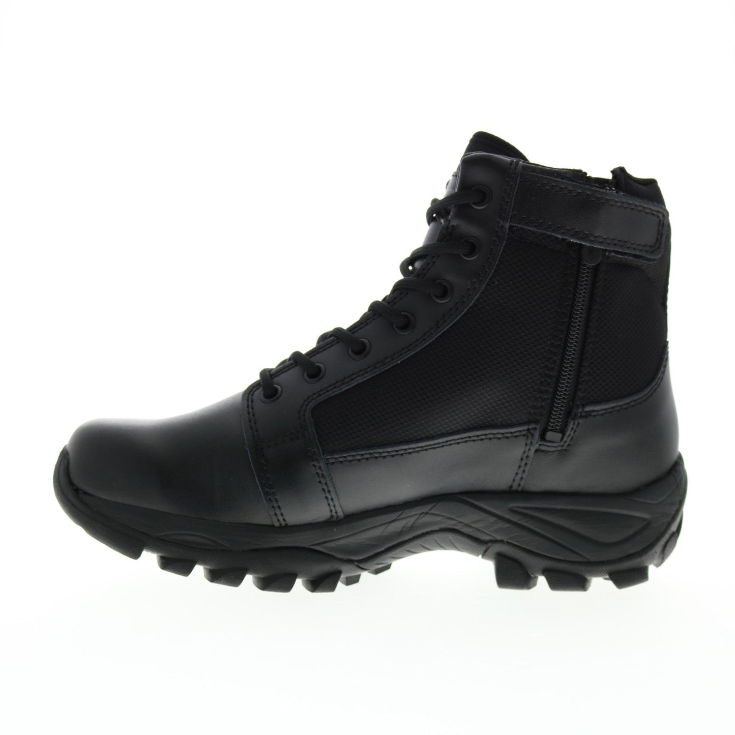 Bates Fuse Tall Size Zip E06510 Mens Black Leather Lace Up Tactical Boots