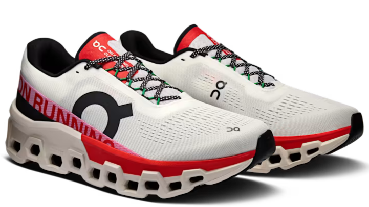 On Running Cloudmonster 2 Ivory Silver Red