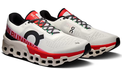 On Running Cloudmonster 2 Ivory Silver Red