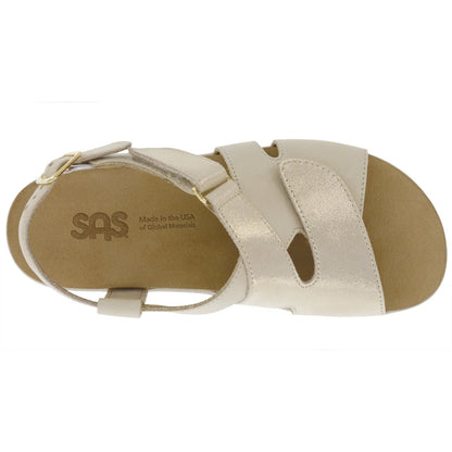 Women's Hy Heel Strap Sandal in Soft Gold