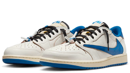 1 Retro Low OG SP Fragment x Travis Scott Sail Military Blue