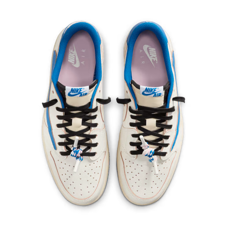 1 Retro Low OG SP Fragment x Travis Scott Sail Military Blue