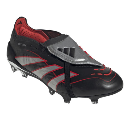 Predator Obsidian Strike Fold-Over Tongue Firm Ground Soccer Cleats