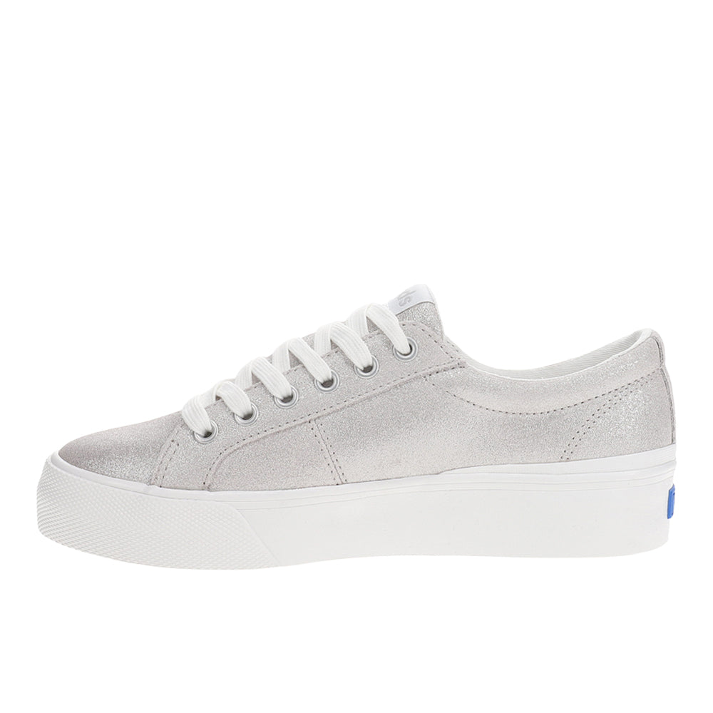 Jump Kick Duo Glitter Suede Lace Up Sneakers