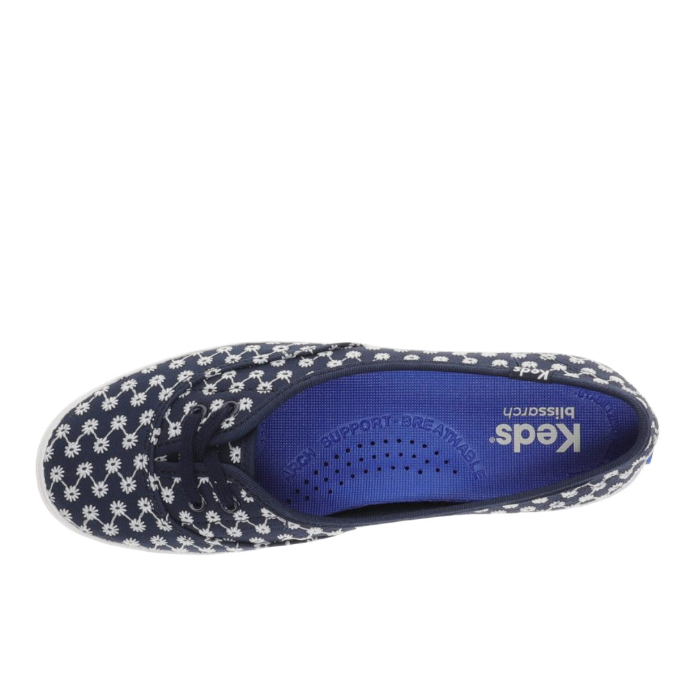 The Mini Daisy Eyelet Slip On Sneakers