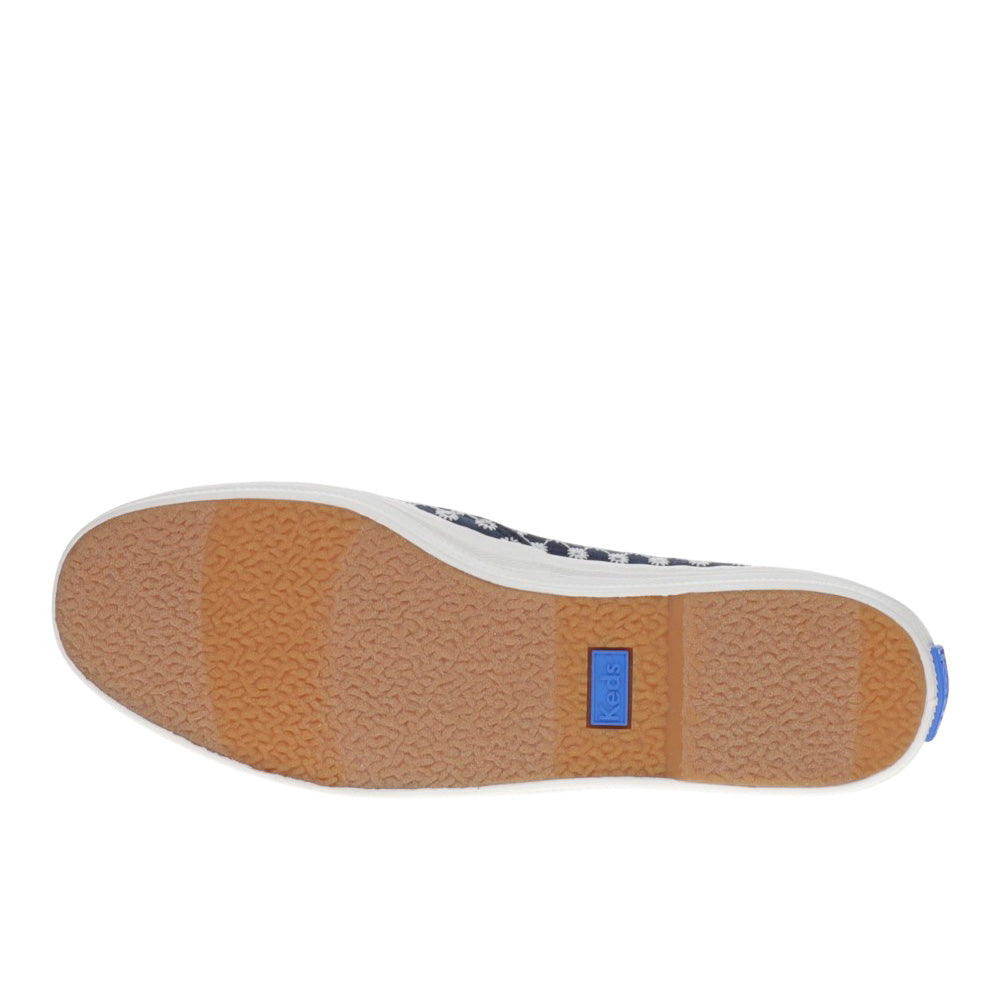 The Mini Daisy Eyelet Slip On Sneakers