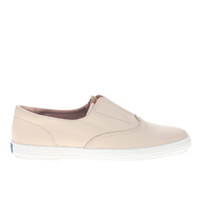 Champion Round Toe Leather Slip On Sneakers