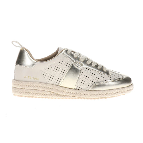 May Espadrille Metallic Lace Up Sneakers